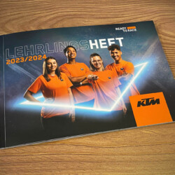 KTM Lehrlingsheft Broschüre KTM Lehrlingsheft Broschüre